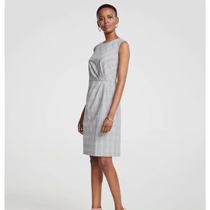 Ann Taylor Glen Plaid Sheath Dress